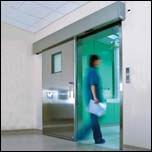 Kórházi automata ajtó, rozsdamentes ajtó, műtőajtó, tisztatéri automata ajtó 