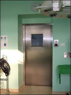 Rozsdamentes kórházi ajtó, rozsdamentes műtőajtó - Árpád kórház